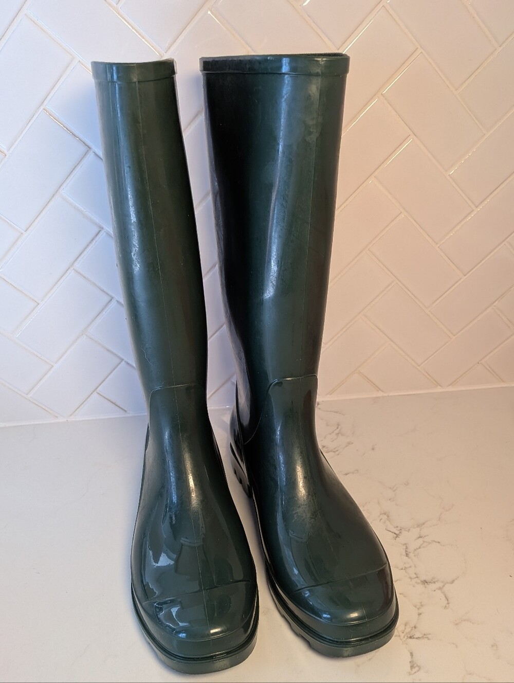 Women's Arizona Green Boots Size 7 Cottagecore Outdoor Rugged Cabin Country